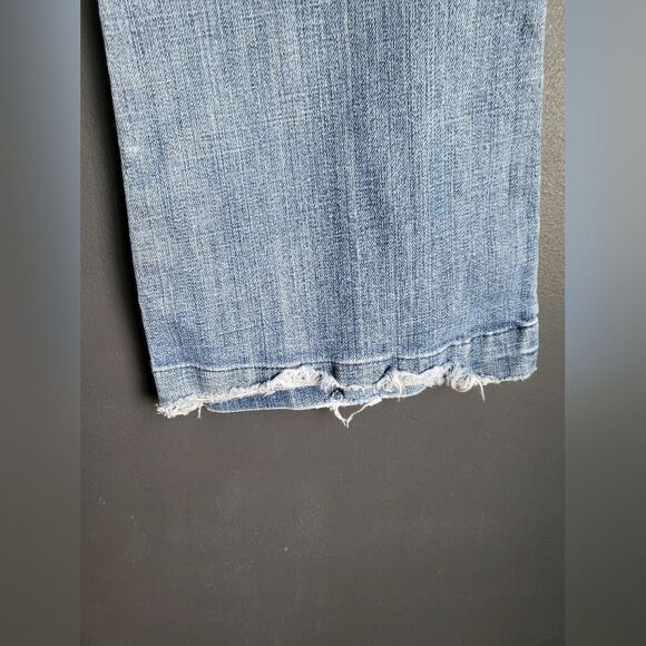 Citizens Of Humanity Low Waist Full Leg Faye 003 Stretch 30 Jeans Distressed - Picture 10 of 14